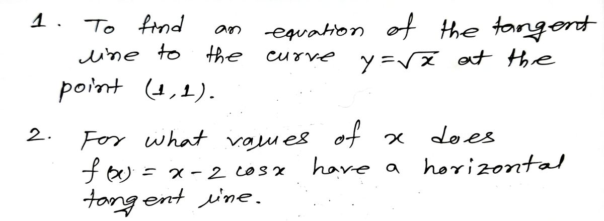 Calculus homework question answer, step 1, image 1